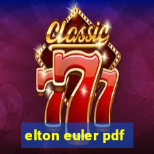 elton euler pdf